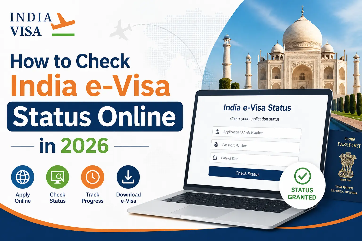 How to Check India e-Visa Status Online in 2026