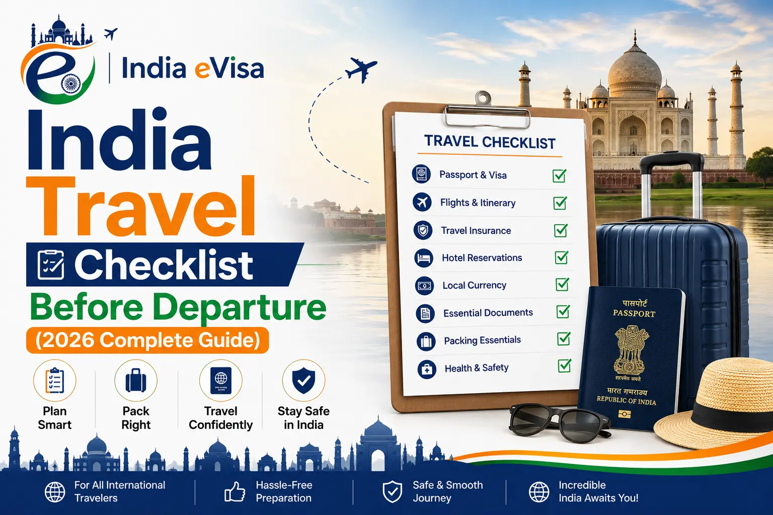 India Travel Checklist Before Departure (2026 Complete Guide)
